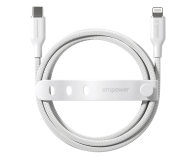 PanzerGlass empower Racing 60W USB-C - Lightning Cable 1,2m Silver White - 1546791 - zdjęcie 1
